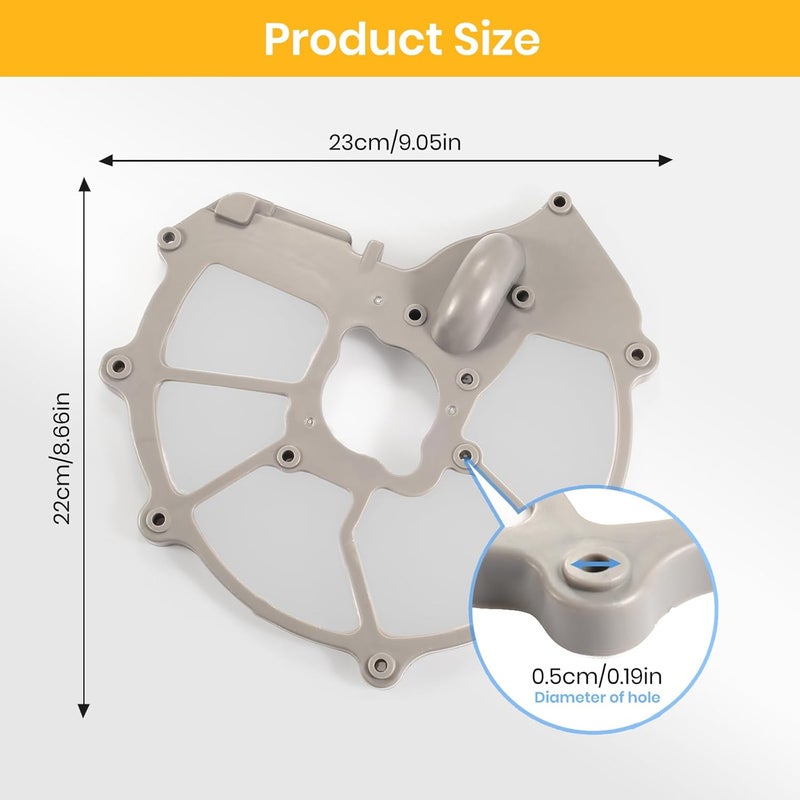Sunniswi Upgrade DD81-01635A For Samsung Dishwasher Mesh Filter Sump Filter (Hump Version) - Compatible With Samsung Dishwasher Parts (fit DD81-01634A - Image 3